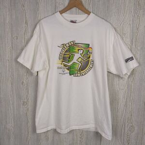 Vintage 1999 Oneita Men’s XL Law Enforcement Torch Run Vermont T-Shirt White